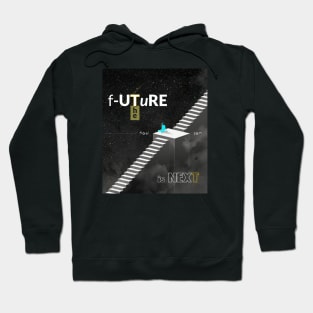 The Future Is Next On A Horizon Poster Hoodie